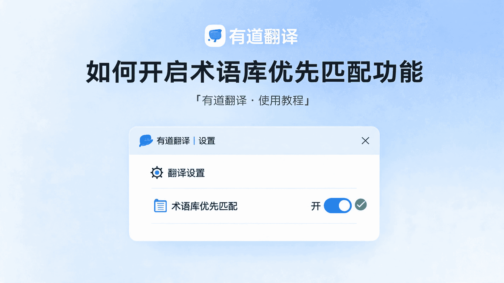 有道翻译的专业词汇适配与校对
